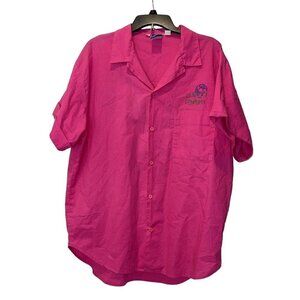 Ocean Pacific Vintage 1987 Mens Shirt Size Large Pink Surfer Heroic Manuvers